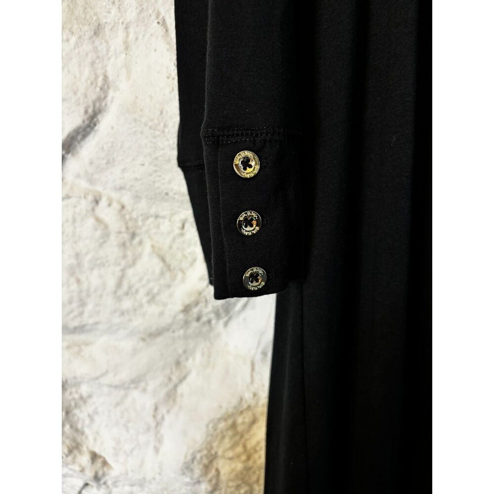 Lilly Pulitzer Sophie Black Knit Shift Dress Bodycon Preppy Coastal LBD Stretch - Picture 3 of 6